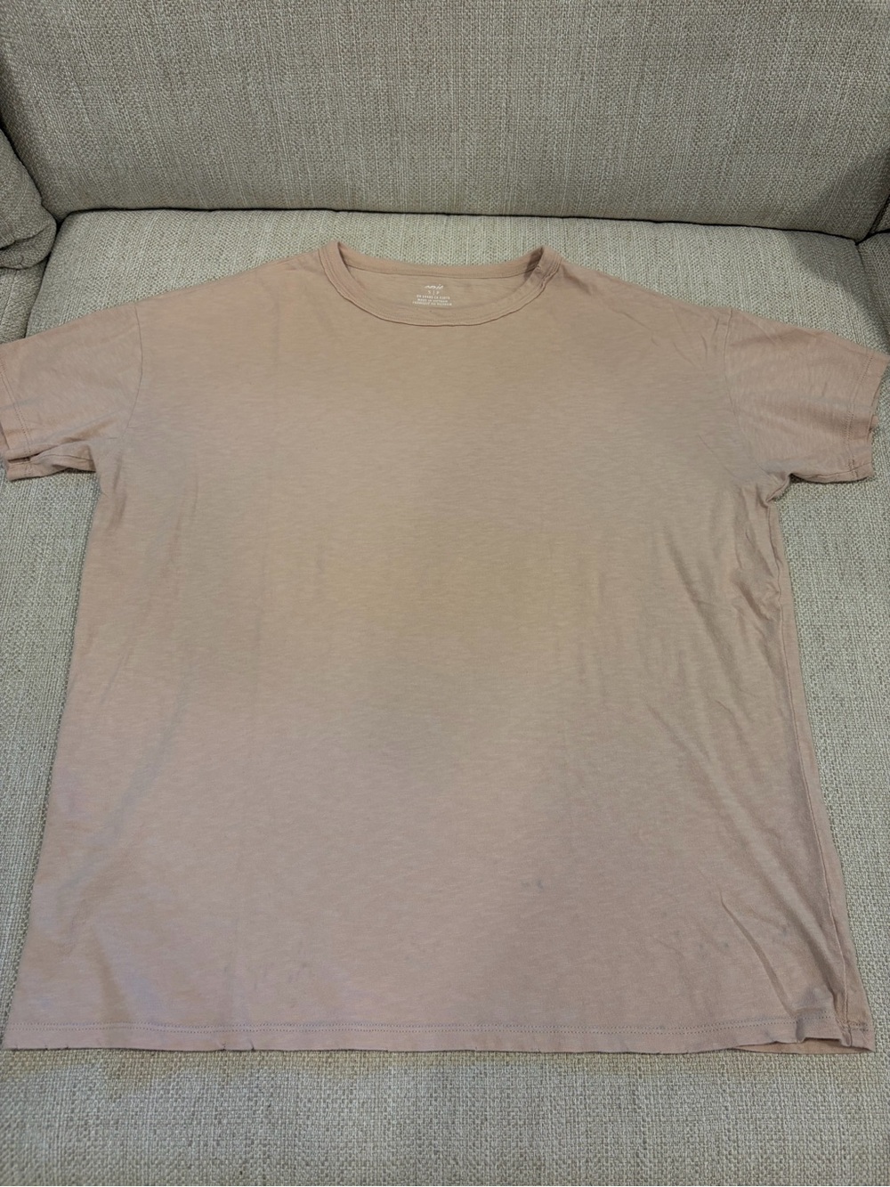 Aerie Crew Neck T-Shirt - Dusty Pink